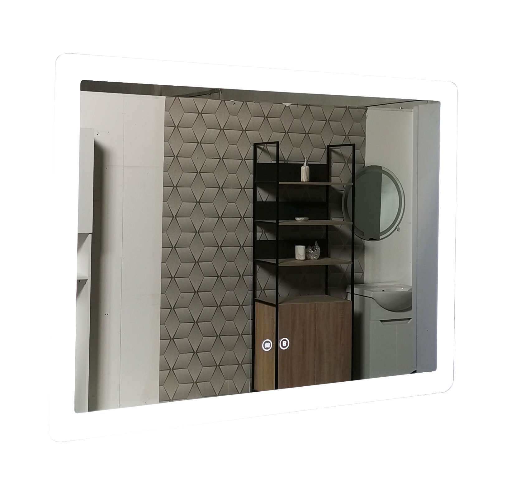 Oglindă cu iluminare LED, funcție dezaburire, MD2, 80x60cm