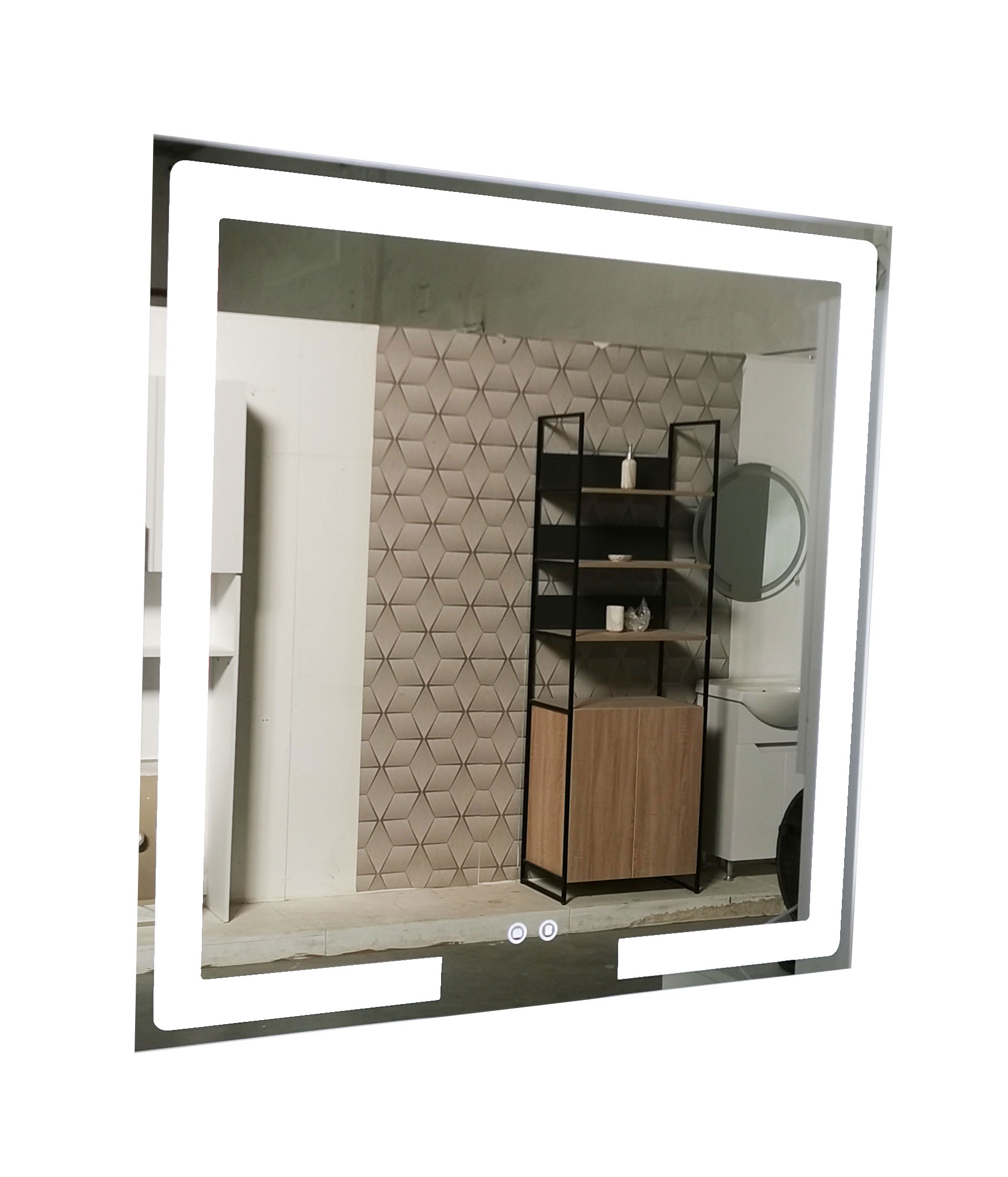 Oglindă cu iluminare LED, funcție dezaburire, MD1, 80x80cm
