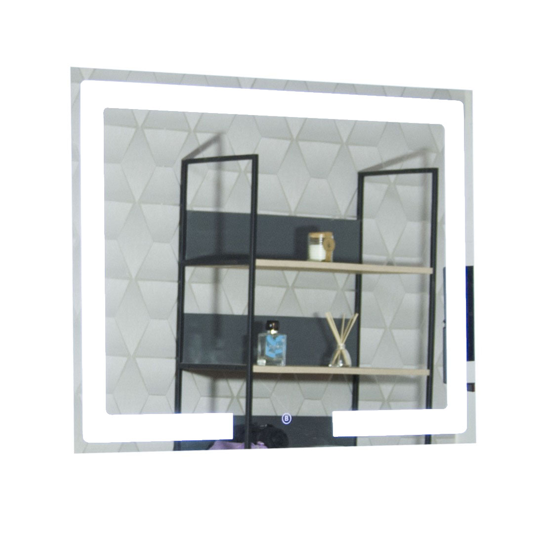 Oglindă cu iluminare LED și întrerupător touch, MD1, 80x60cm