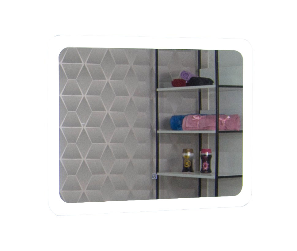 Oglindă cu iluminare LED și întrerupător touch, MD2, 80x60cm