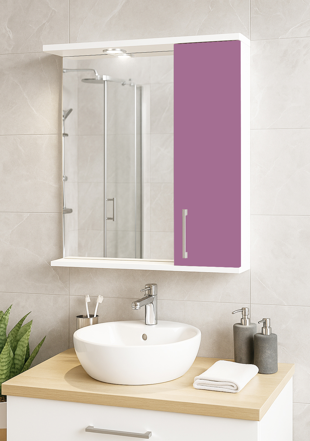 Oglindă Promo 55cm, Violet