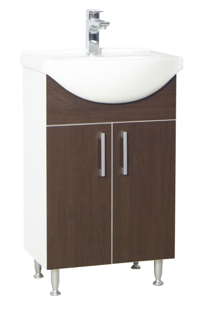 Mobilier Baie eco și lavoar, Seria 005, Montat, 50cm, Wenge