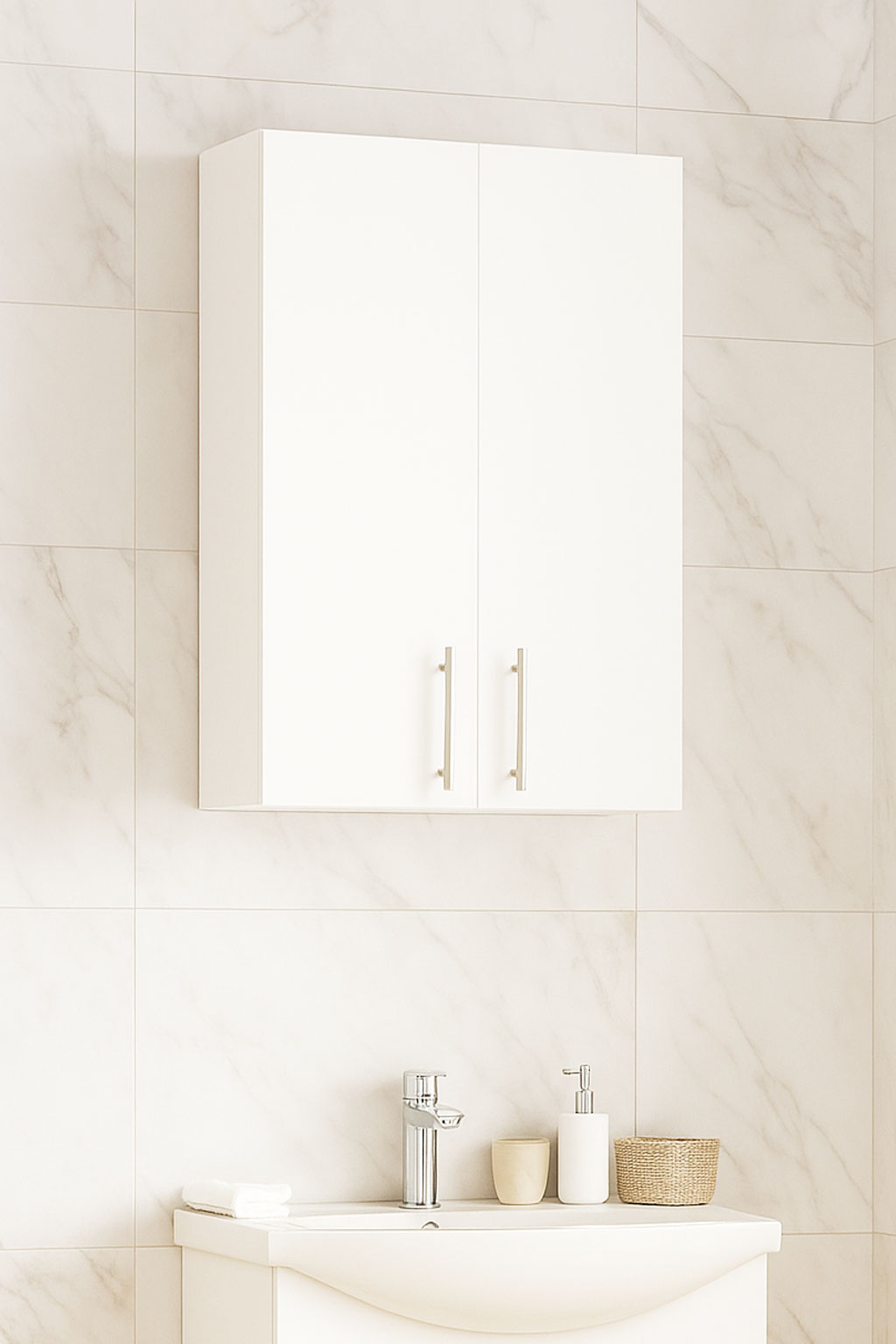 Dulap Verona, 50cm, Alb