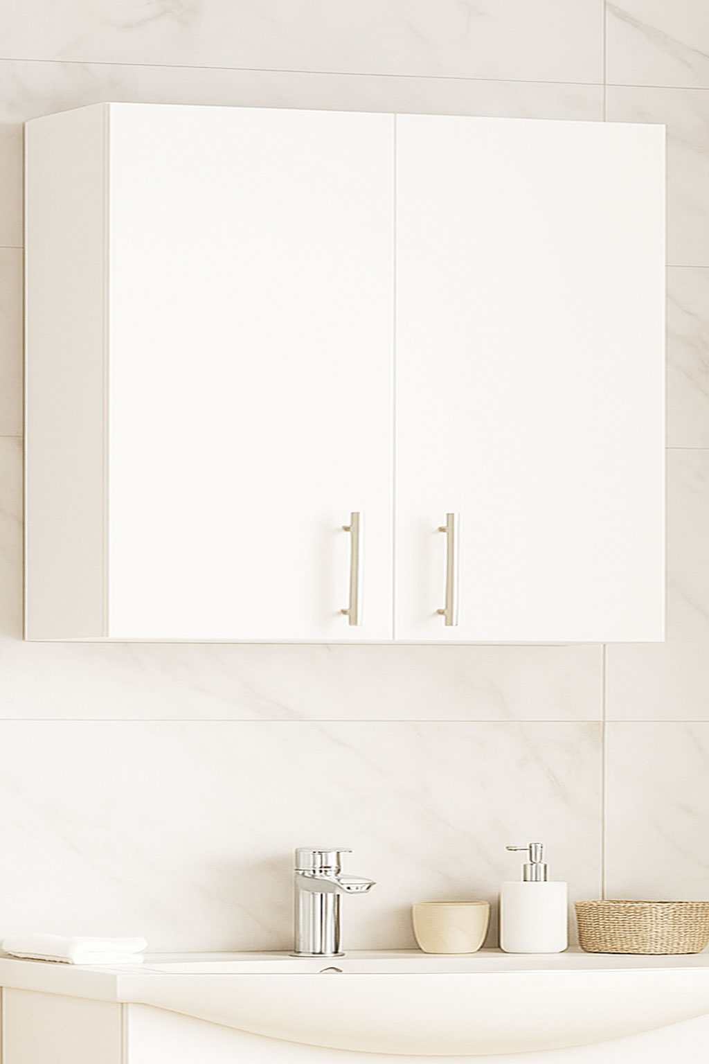 Dulap Verona Kit, 80x68cm, Alb