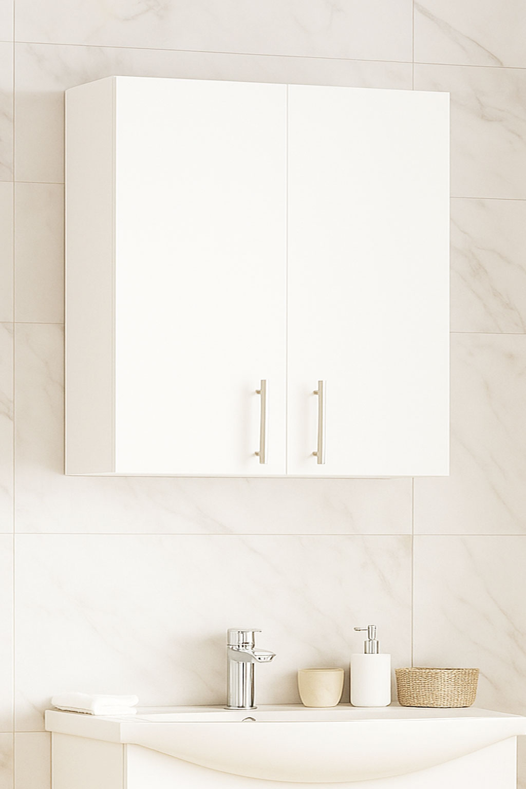 Dulap Verona Kit, 70x68cm, Alb