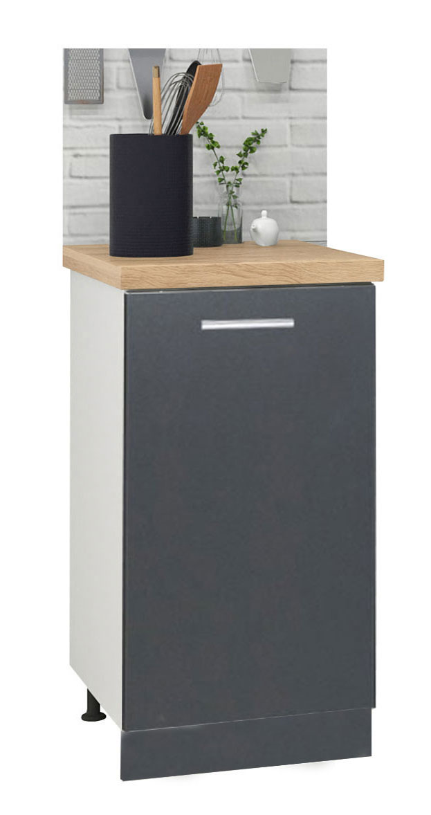 Mobilier bucătărie PAL kit, Germania, Inferior, 40cm, Antracit