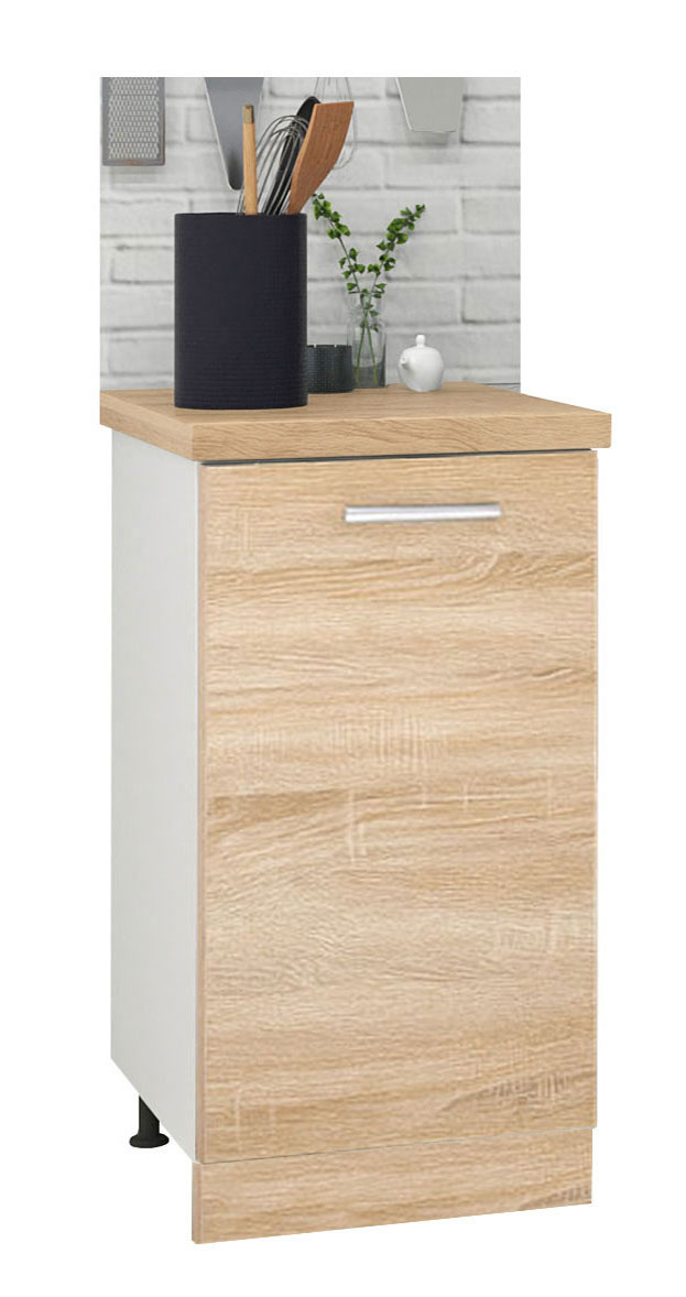 Mobilier bucătărie PAL kit, Germania, Inferior, 40cm, Sonoma