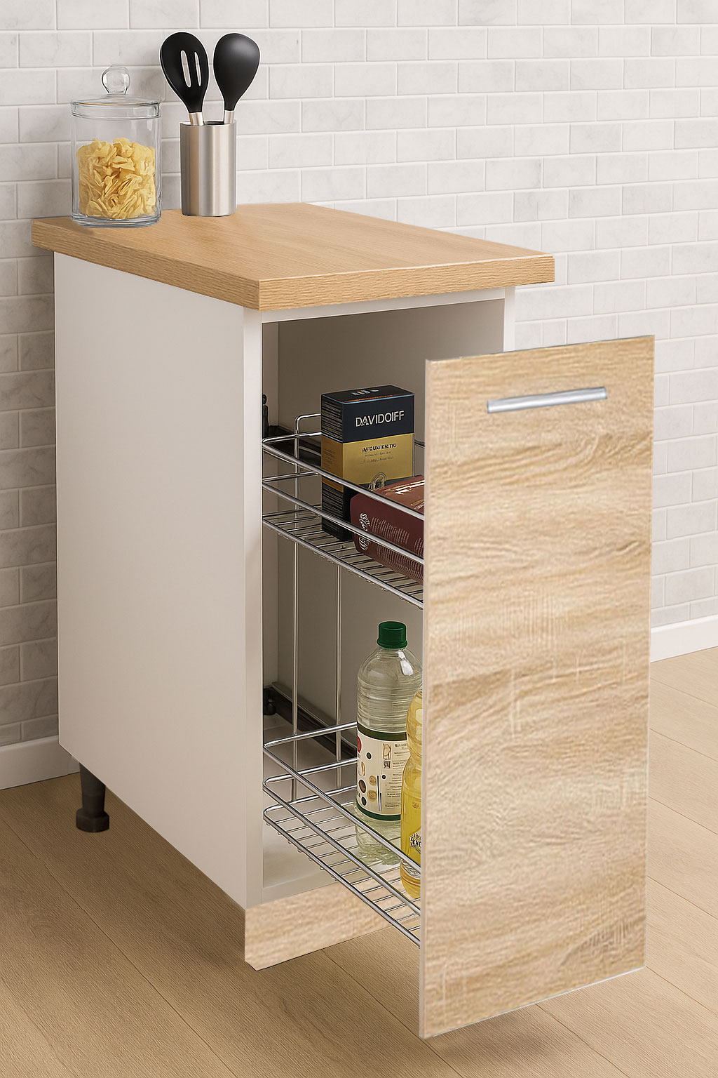 Mobilier bucătărie PAL kit, Germania, Inferior JOLLY, 30cm, Sonoma
