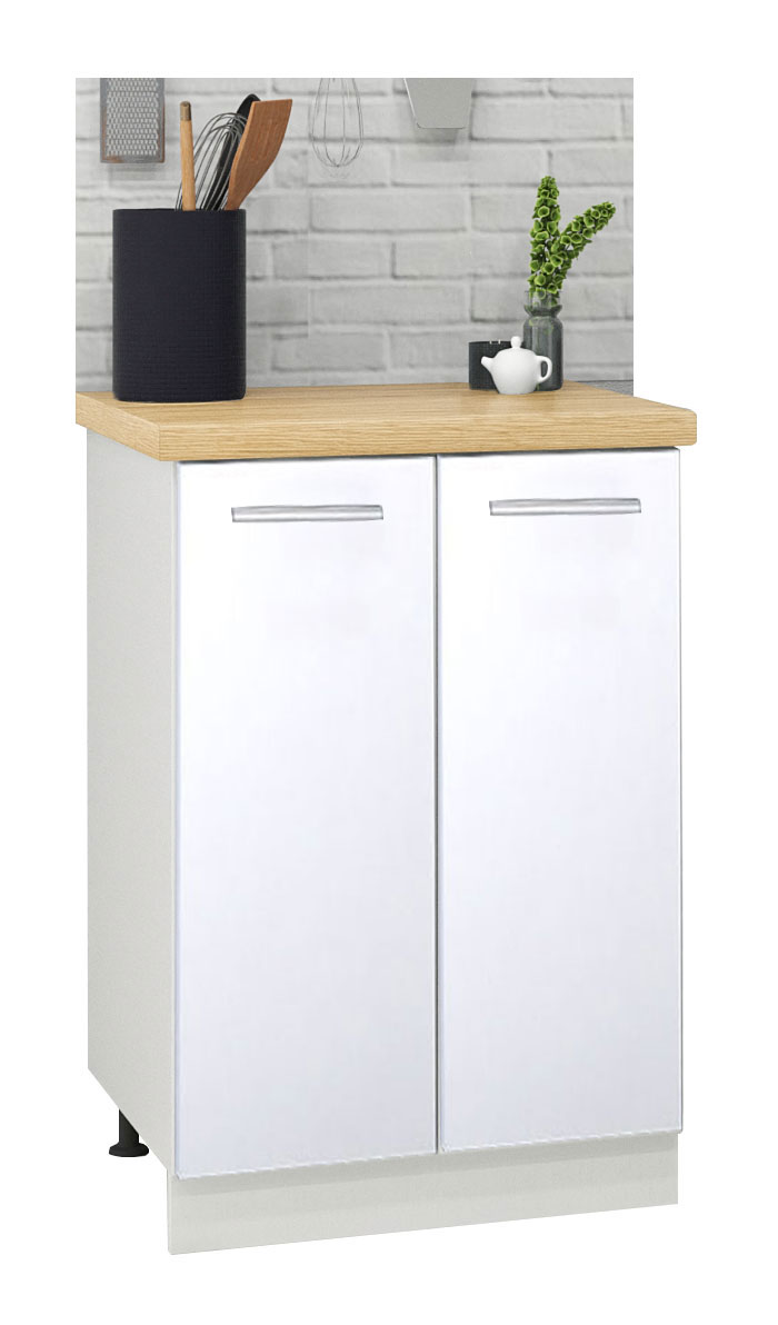 Mobilier bucătărie PAL kit, Germania, Inferior, 50cm, Alb
