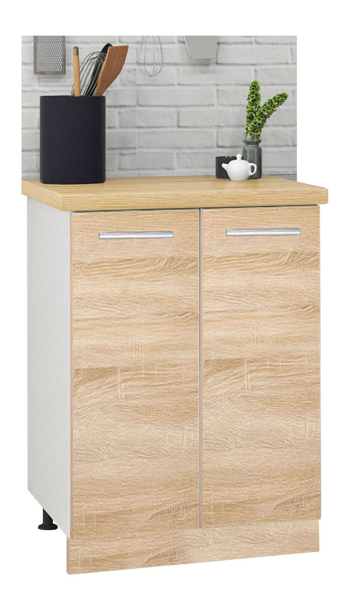 Mobilier bucătărie PAL kit, Germania, Inferior, 60cm, Sonoma