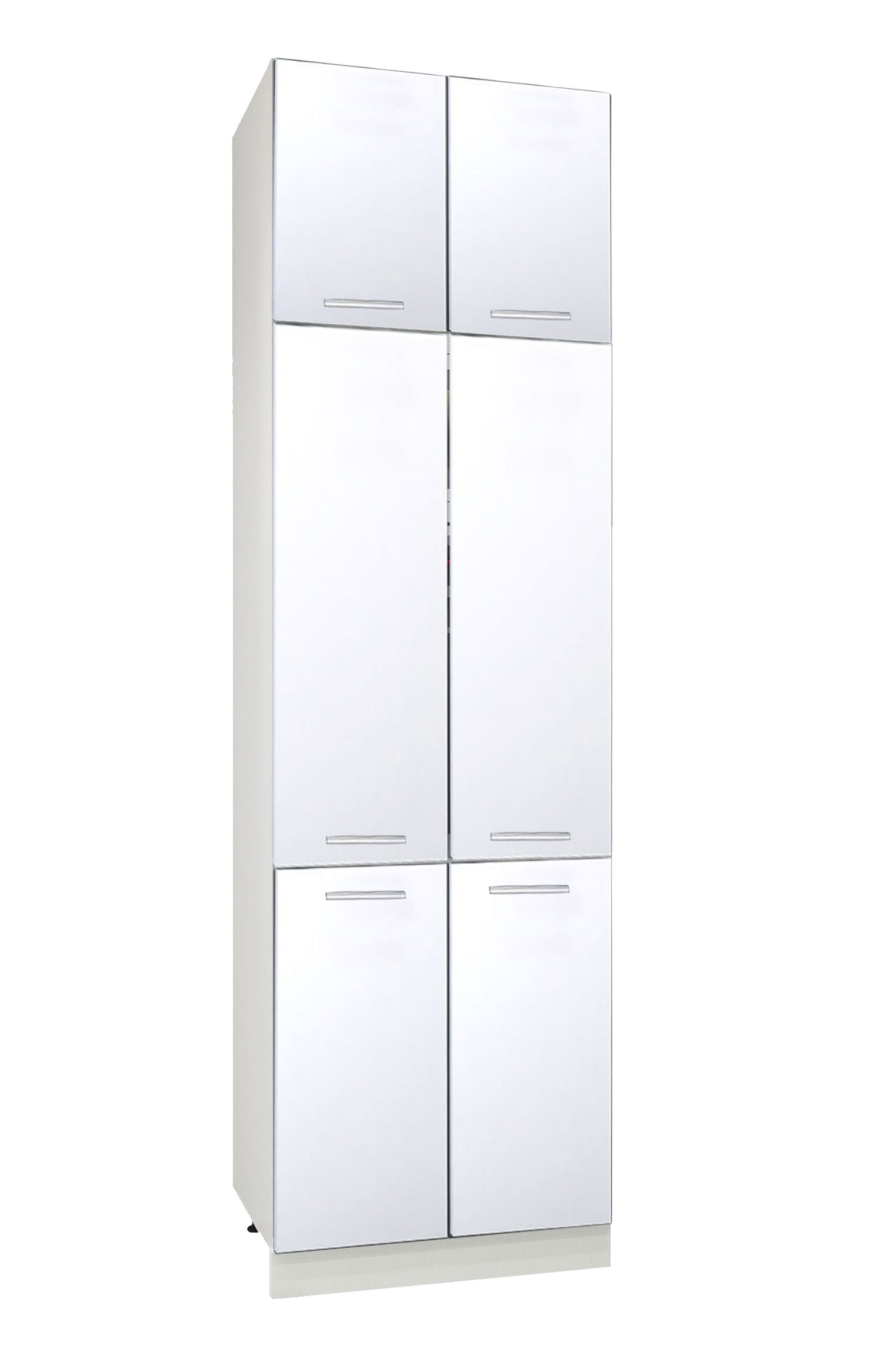 Mobilier bucătărie înalt depozitare (centrală termică) PAL kit, Germania, 60cm, Alb