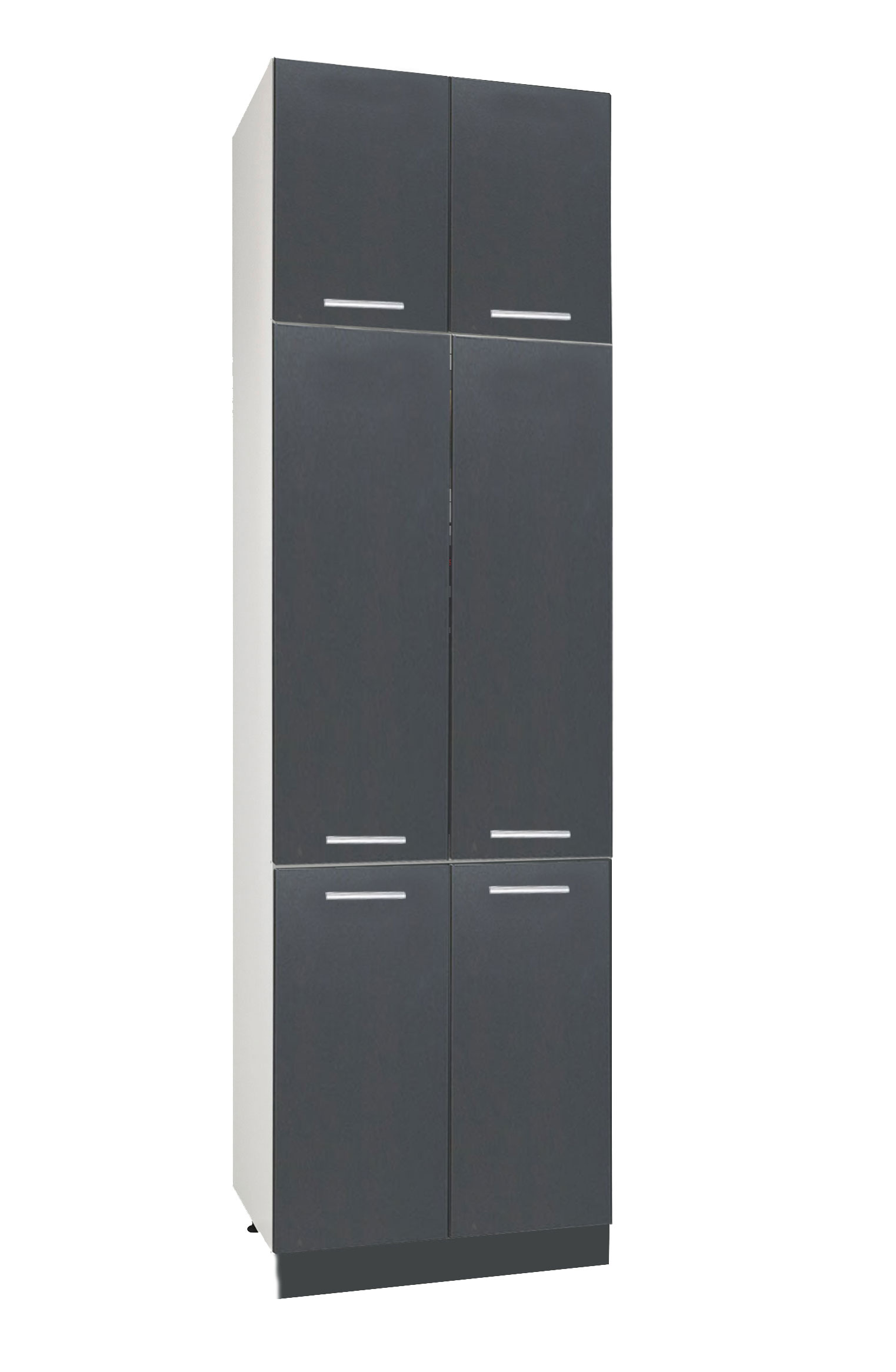 Mobilier bucătărie înalt depozitare (centrală termică) PAL kit, Germania, 60cm, Antracit