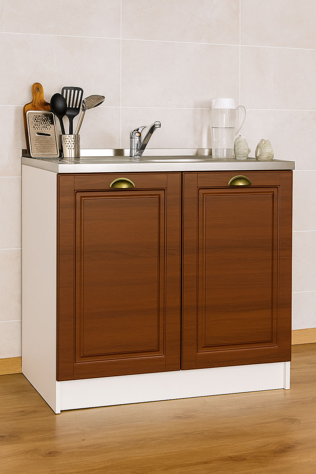 Mască Bucătărie MDF, Square, 80cm, Calvados