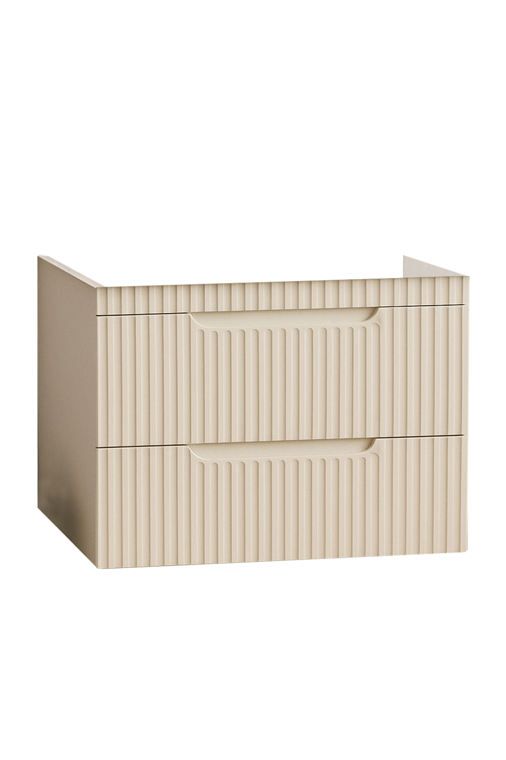 Mobilier Baie MDF, Seria 033, Suspendat, Sertare, 70cm, Crem