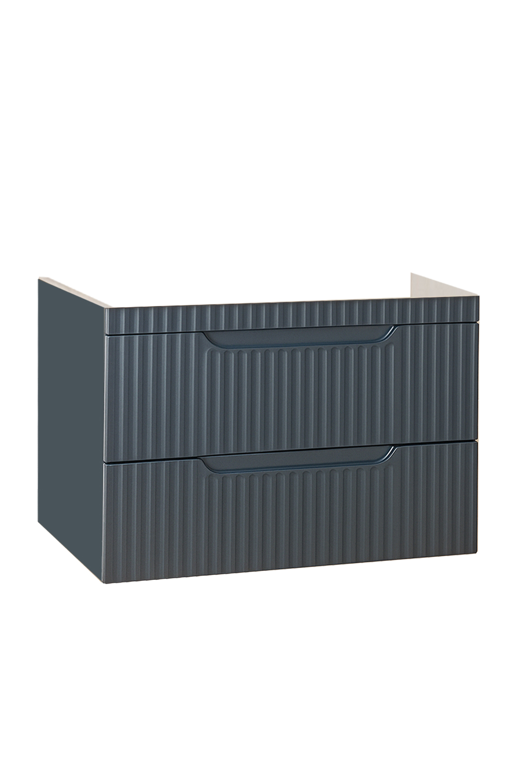 Mobilier Baie MDF, Seria 033, Suspendat, Sertare, 80cm, Antracit