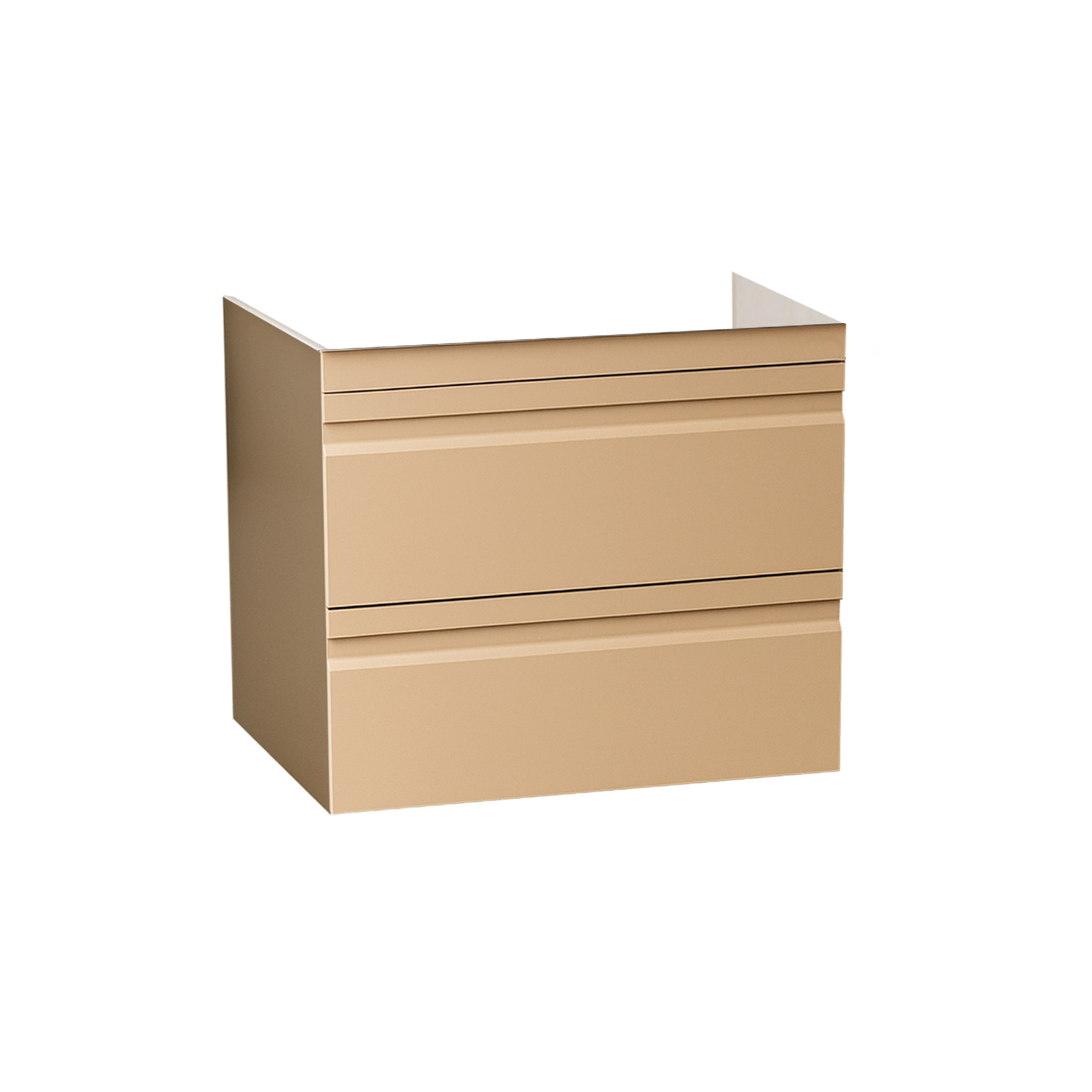 Mobilier Baie MDF, Seria 786, Suspendat, Sertare, 60cm, Cappuccino