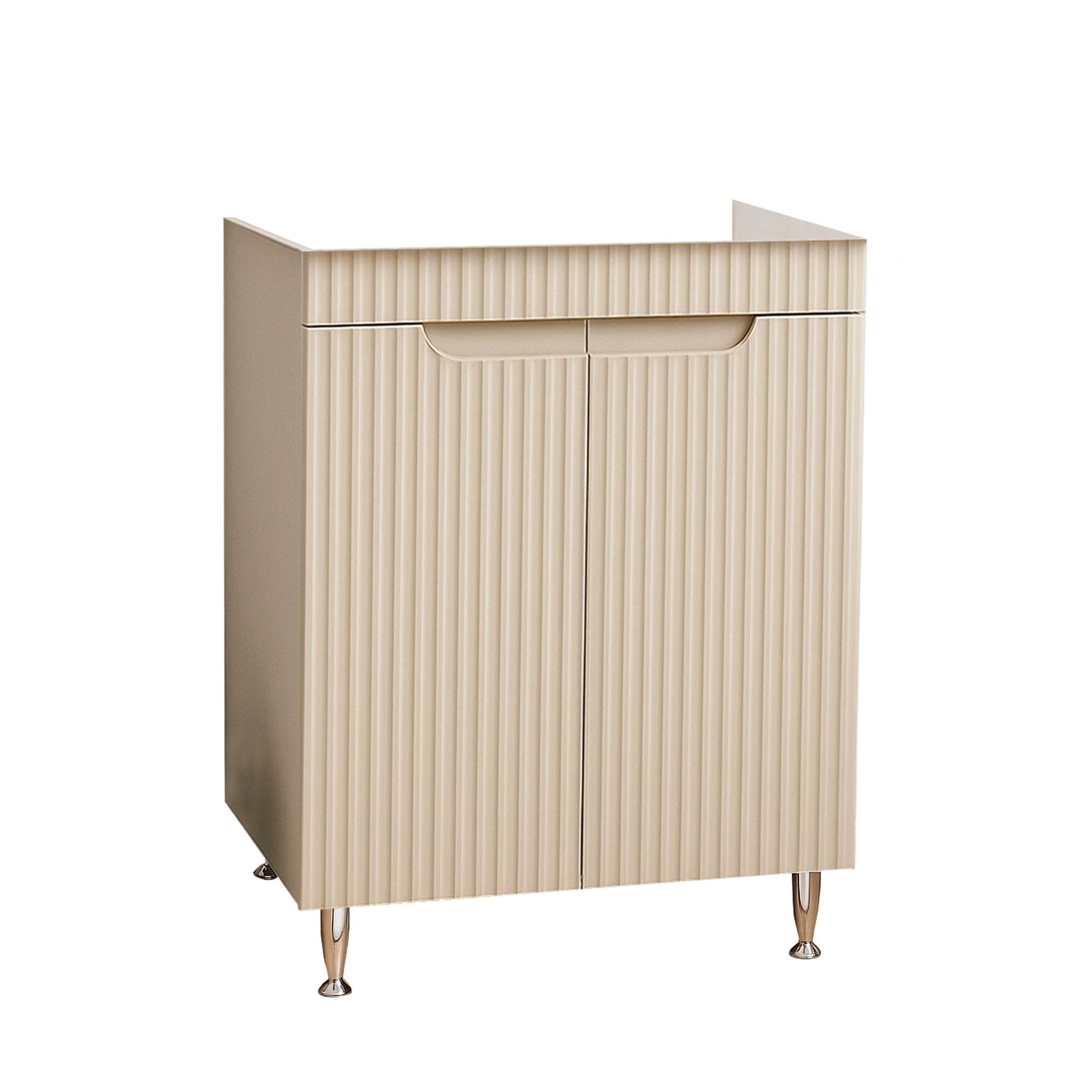 Mobilier de Baie MDF, Seria 033, cu Uși, 60cm, Crem