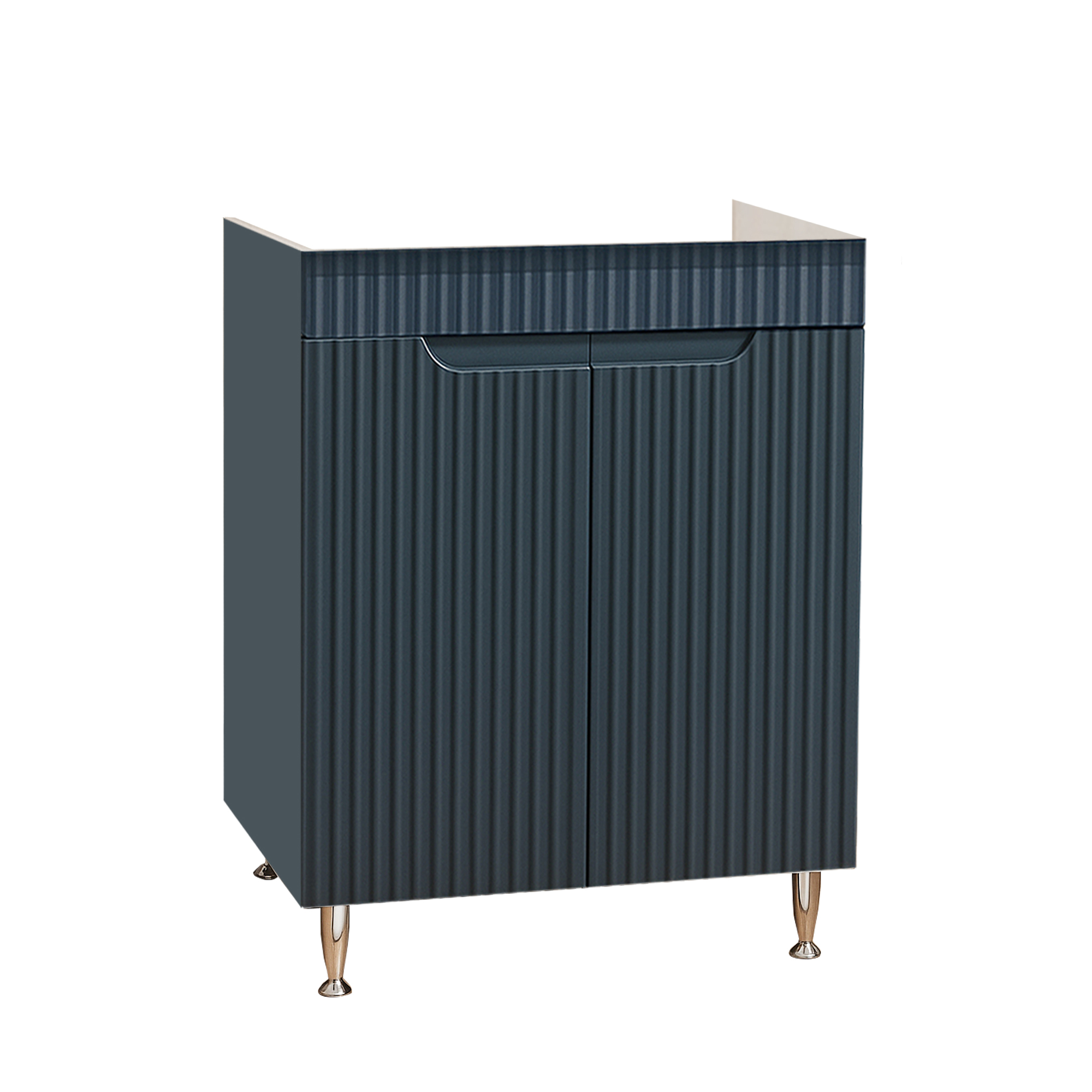 Mobilier de Baie MDF, Seria 033, cu Uși, 60cm, Antracit