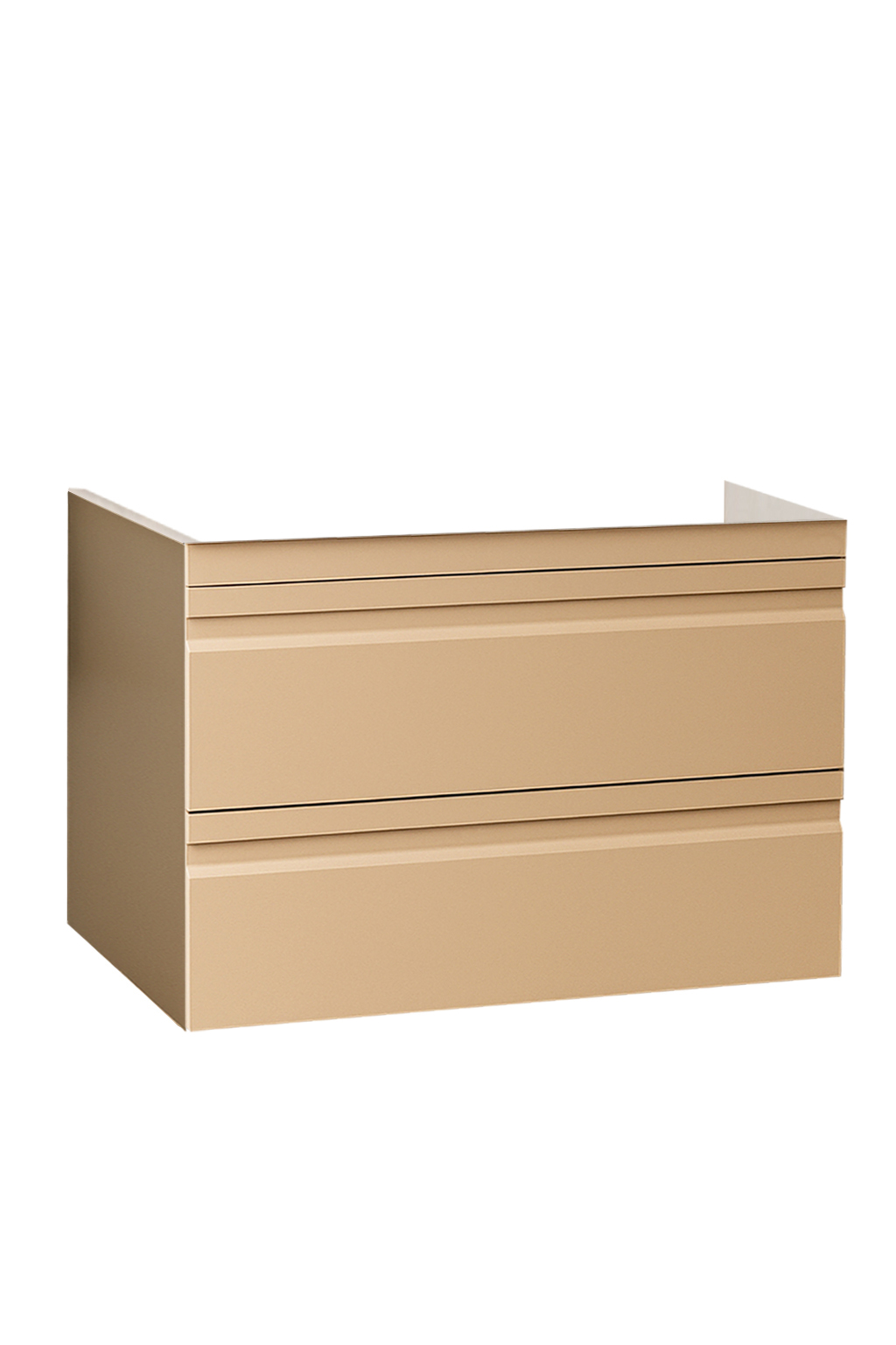 Mobilier Baie MDF, Seria 786, Suspendat, Sertare, 80cm, Cappuccino