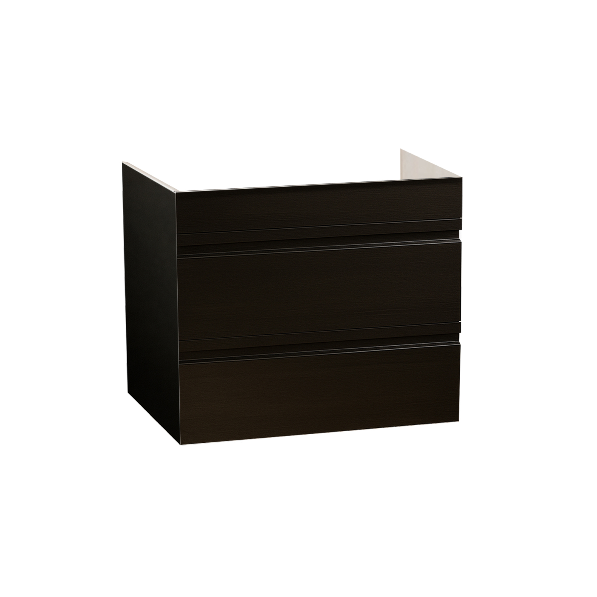 Mobilier Baie MDF, Seria 786, Suspendat, Sertare, 60cm, Negru