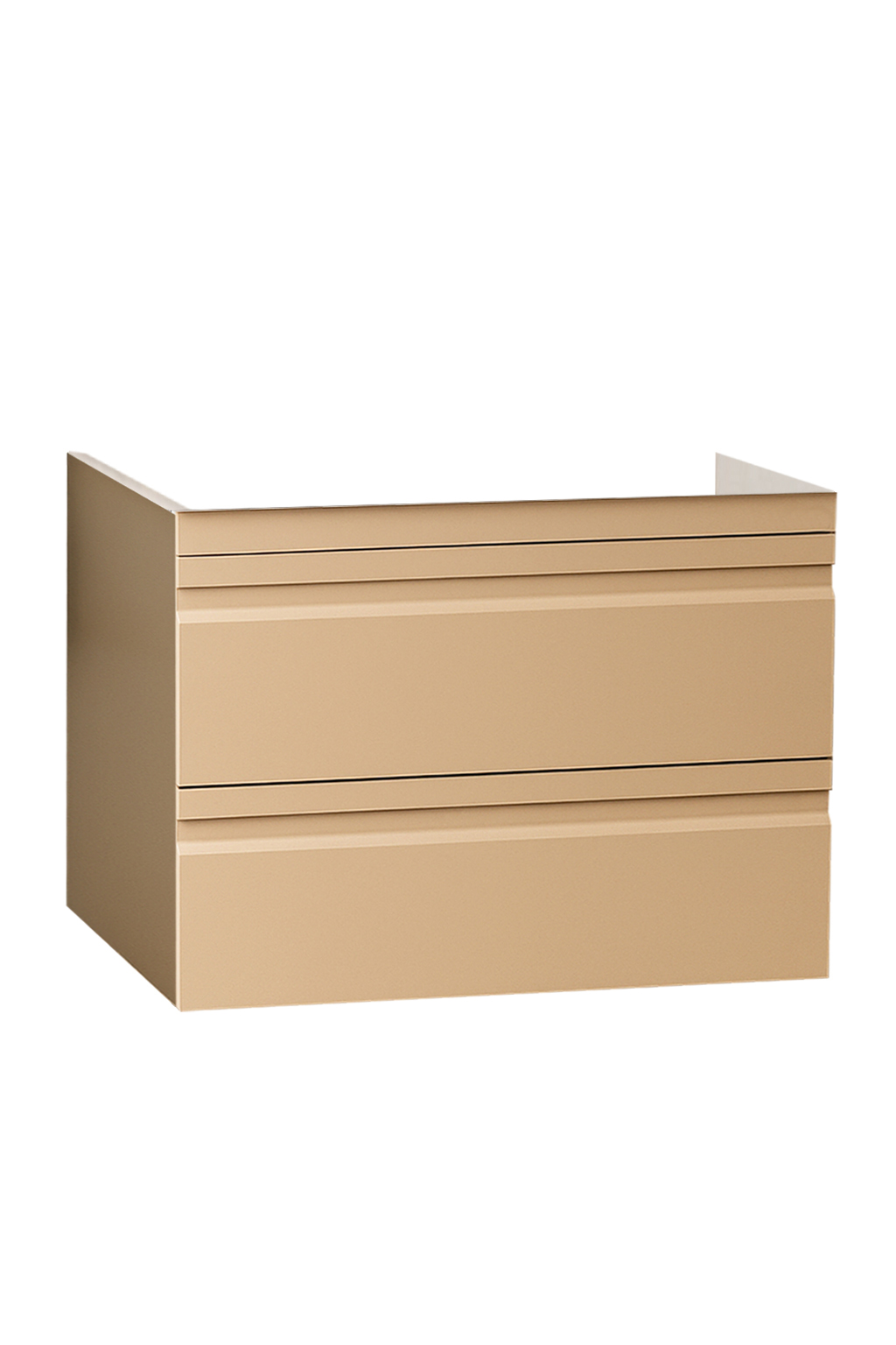Mobilier Baie MDF, Seria 786, Suspendat, Sertare, 70cm, Cappuccino