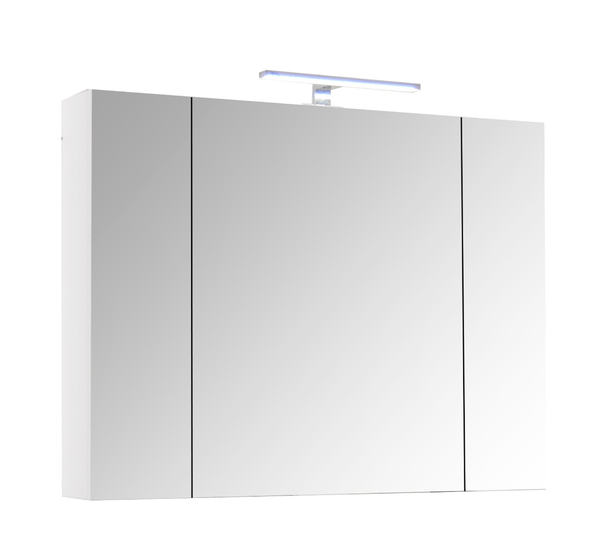 Kit oglindă Serena, 80cm, alb