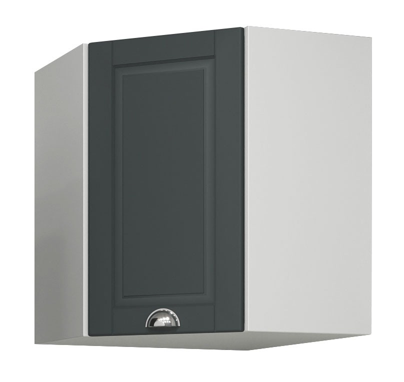 Mobilier bucătărie MDF, Square, Suspendat, Colț, 60cm, Antracit