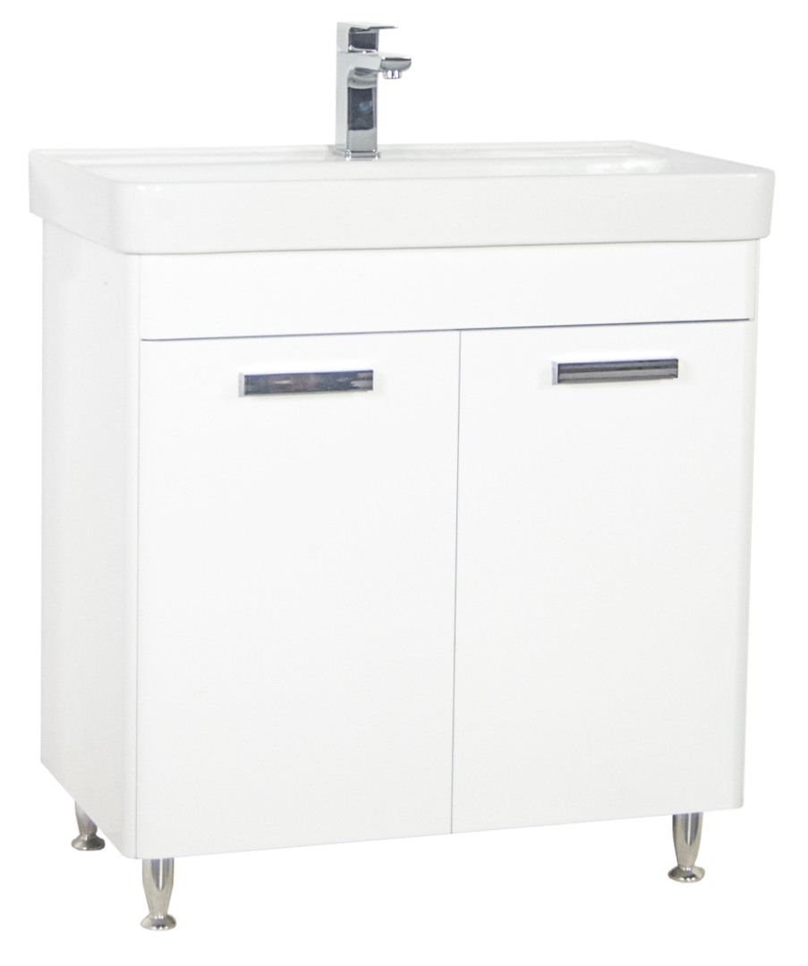 Bază și lavoar Seria 501, 80cm, alb