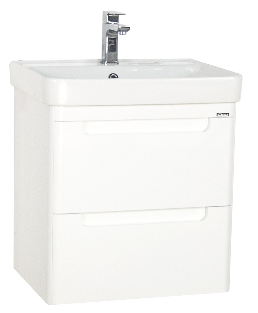 Mobilier Baie MDF și lavoar, Seria 502, 60cm, Alb