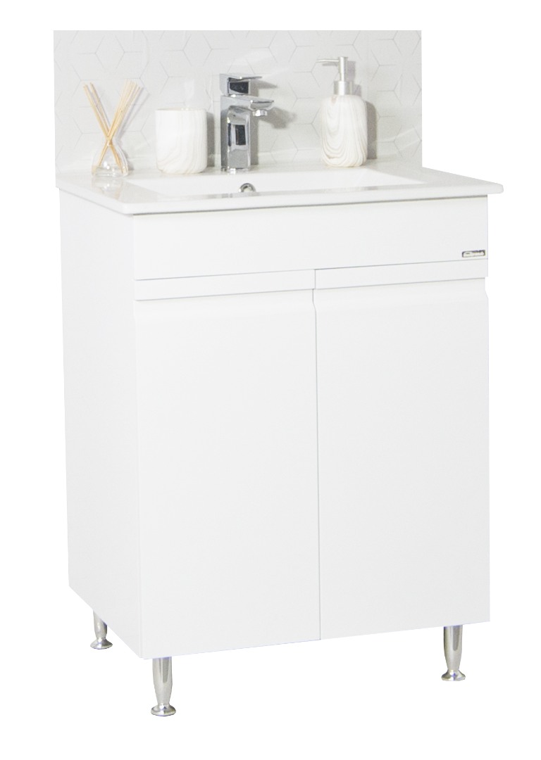 Bază și lavoar Seria 086, 60cm, alb