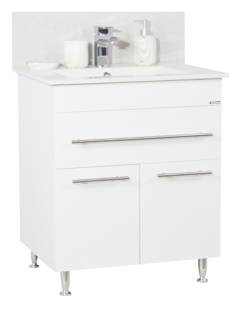 Bază și lavoar Seria 065, 70cm, alb