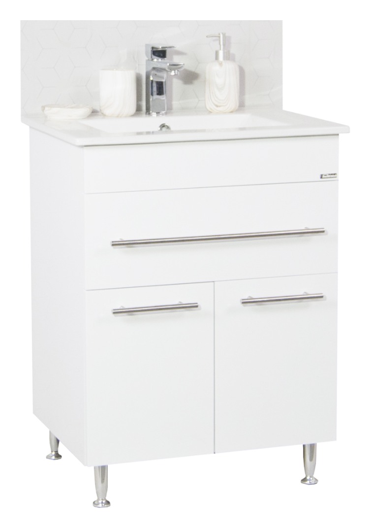Bază și lavoar, seria 065, 60cm alb