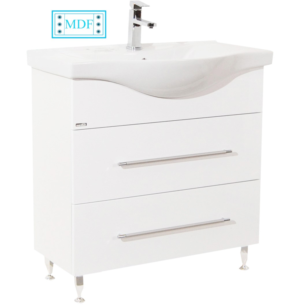 Kit bază și lavoar Seria 187, 80cm, alb
