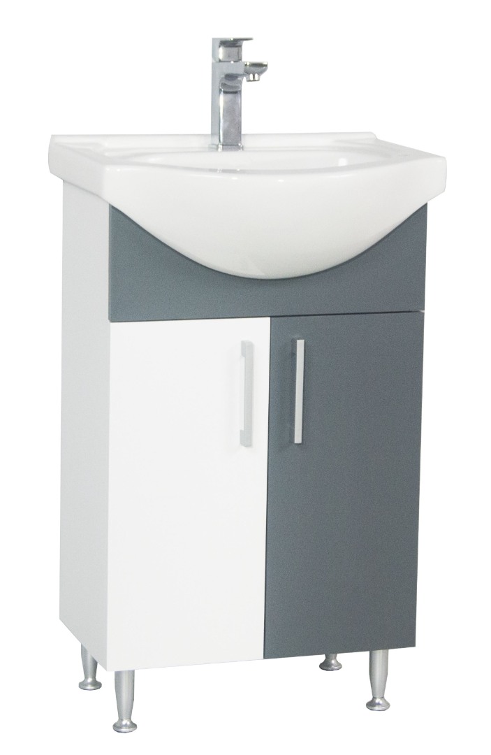Mobilier Baie eco și lavoar, Seria 005, 50cm, Antracit