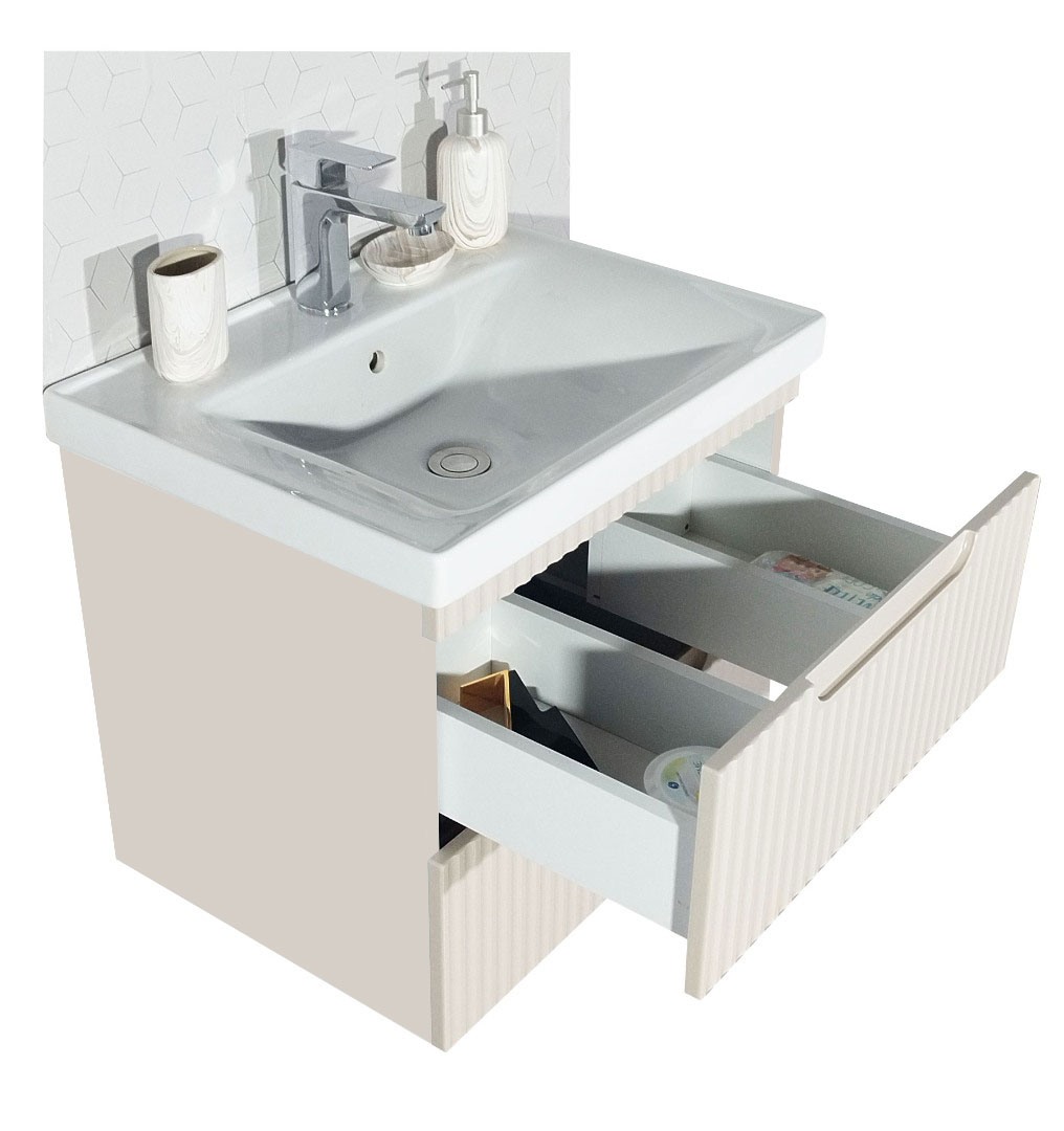 Set Mobilier Baie cu lavoar și Oglindă, Seria 733, Suspendat