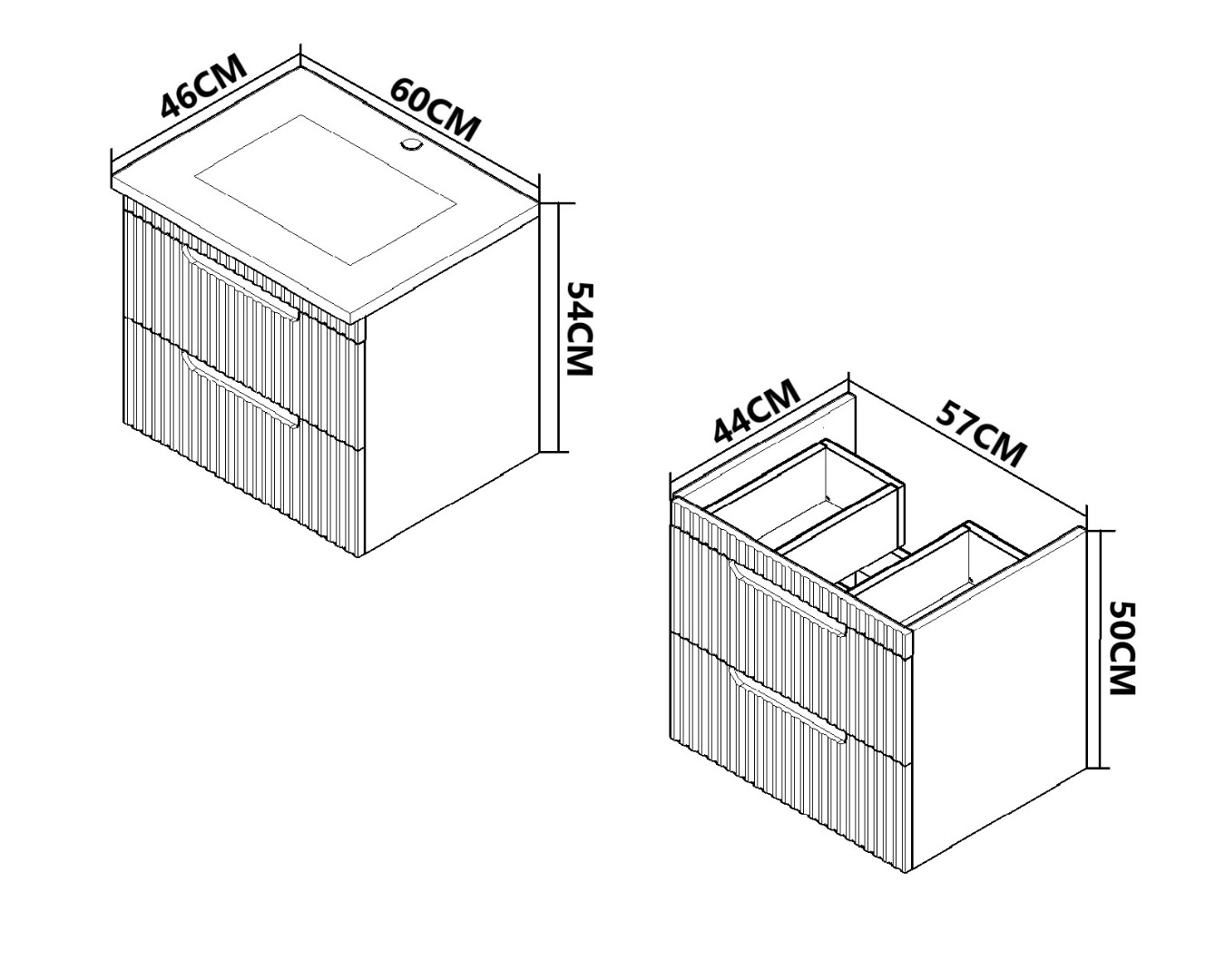 lien.26ページ Set Mobilier Baie cu lavoar și Oglindă, Seria 733, Suspendat