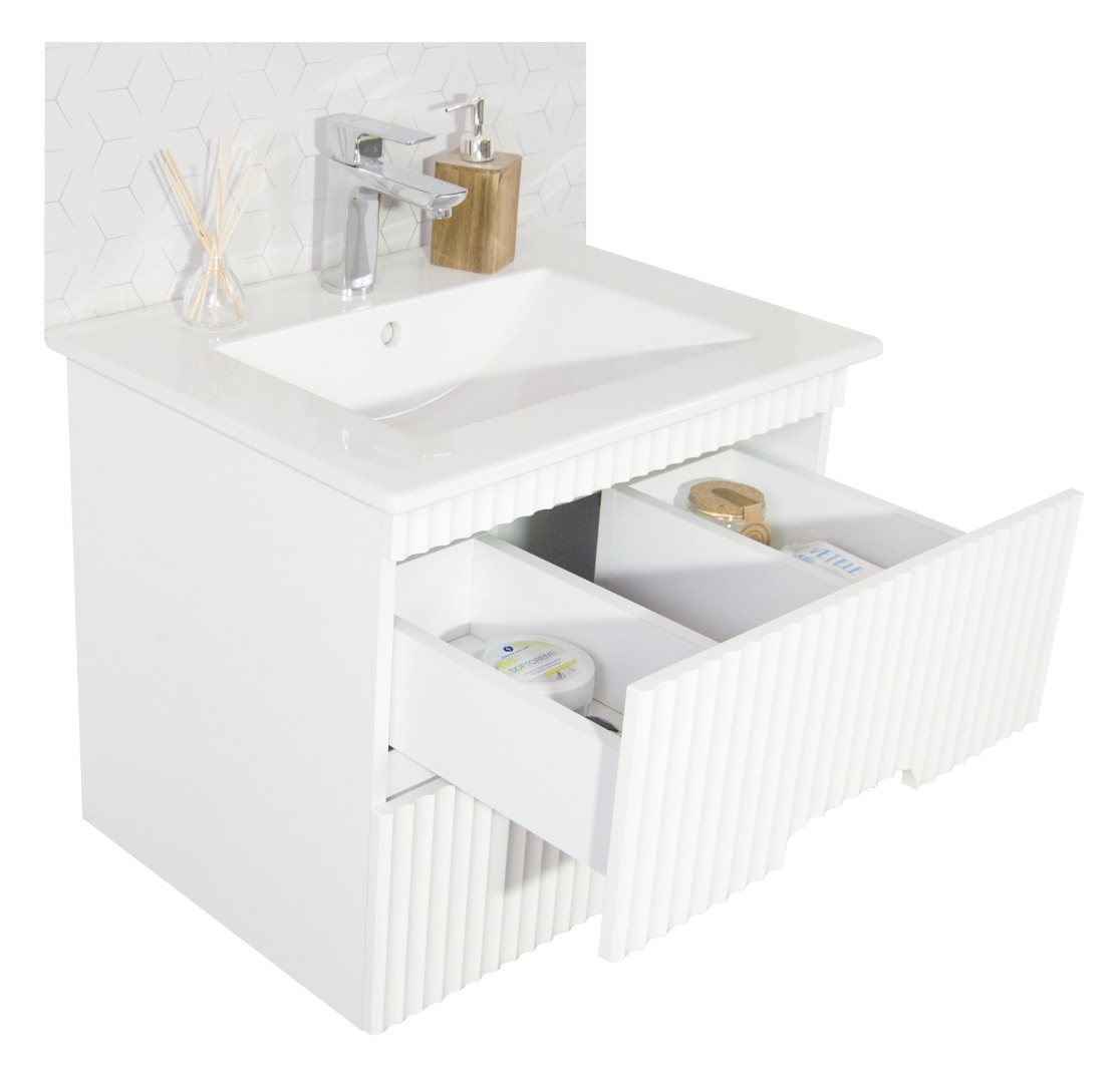 Set Mobilier Baie cu lavoar și Oglindă, Seria 009, Suspendat